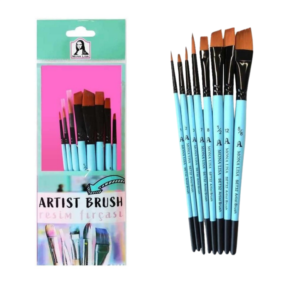 Mona Lisa Çok Amaçlı Sanatsal Fırça Seti 7li SFSET22