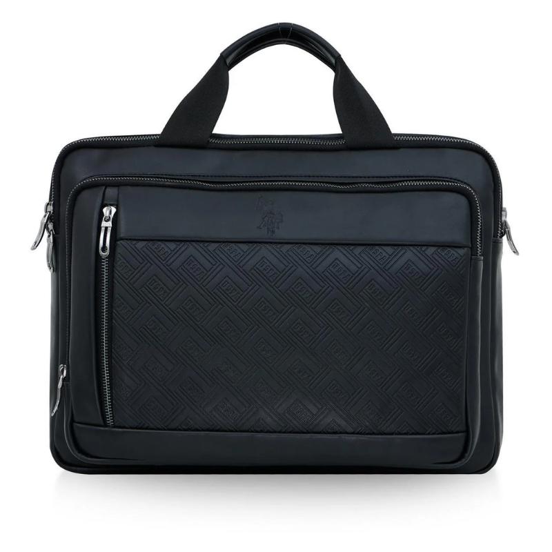 U.S. Polo Assn Suni Deri Laptop Evrak Çantası PLEVR23638