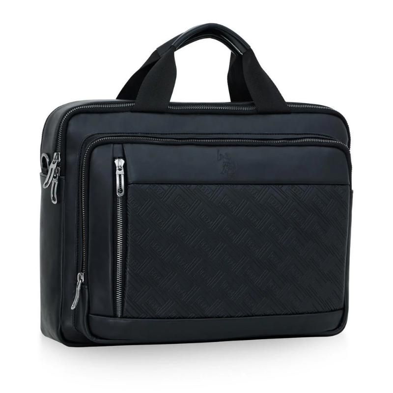 U.S. Polo Assn Suni Deri Laptop Evrak Çantası PLEVR23638