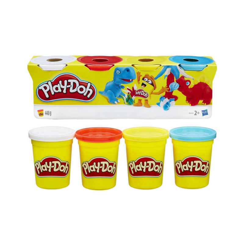 PLAY-DOH 448 Gr 4 Renk Oyun Hamuru