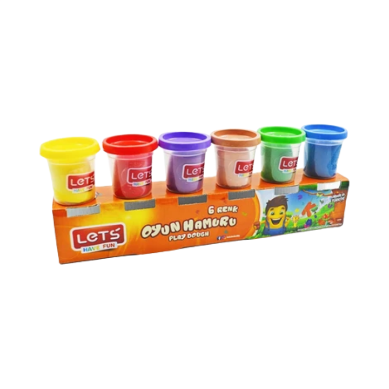 Let's 6 Renk Oyun Hamuru 690 Gr