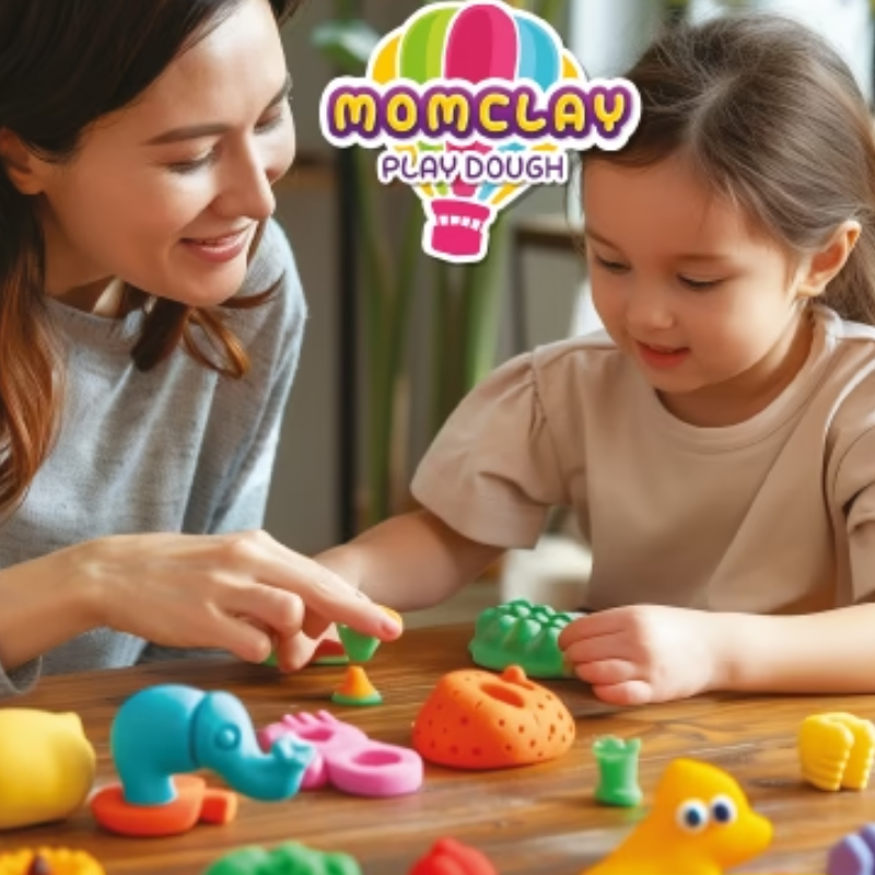 Momclay 6 Renk Oyun Hamuru 600 Gr