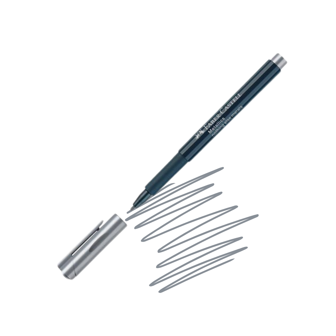Faber Castell Metalik Marker Gümüş