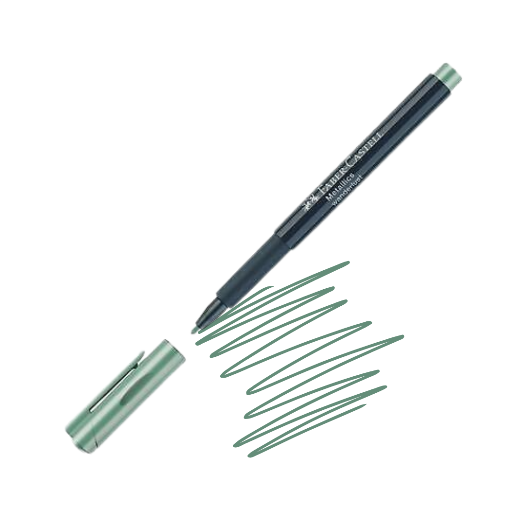 Faber Castell Metalik Marker Turkuaz