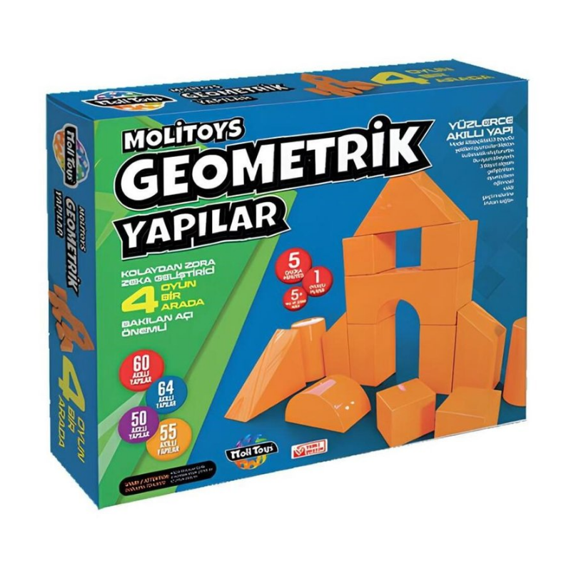 Moli Toys Geometrik Yapılar (Equilibrio Muadili) Kutu Oyunu
