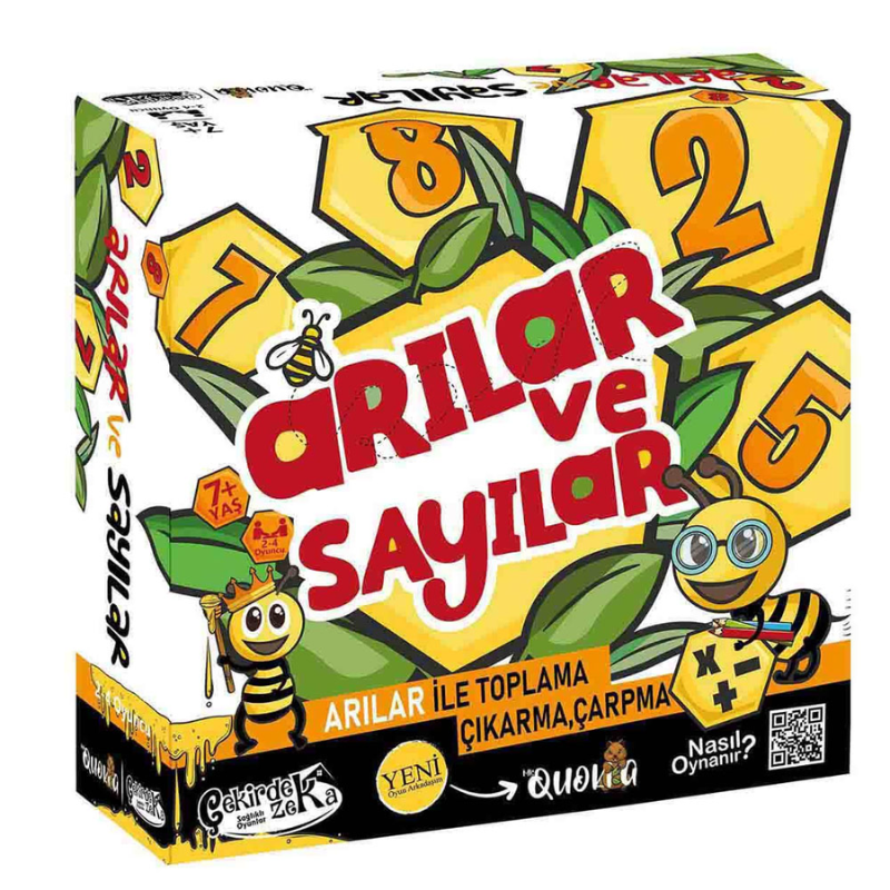 Quokka Arılar ve Sayılar Kutu Oyunu