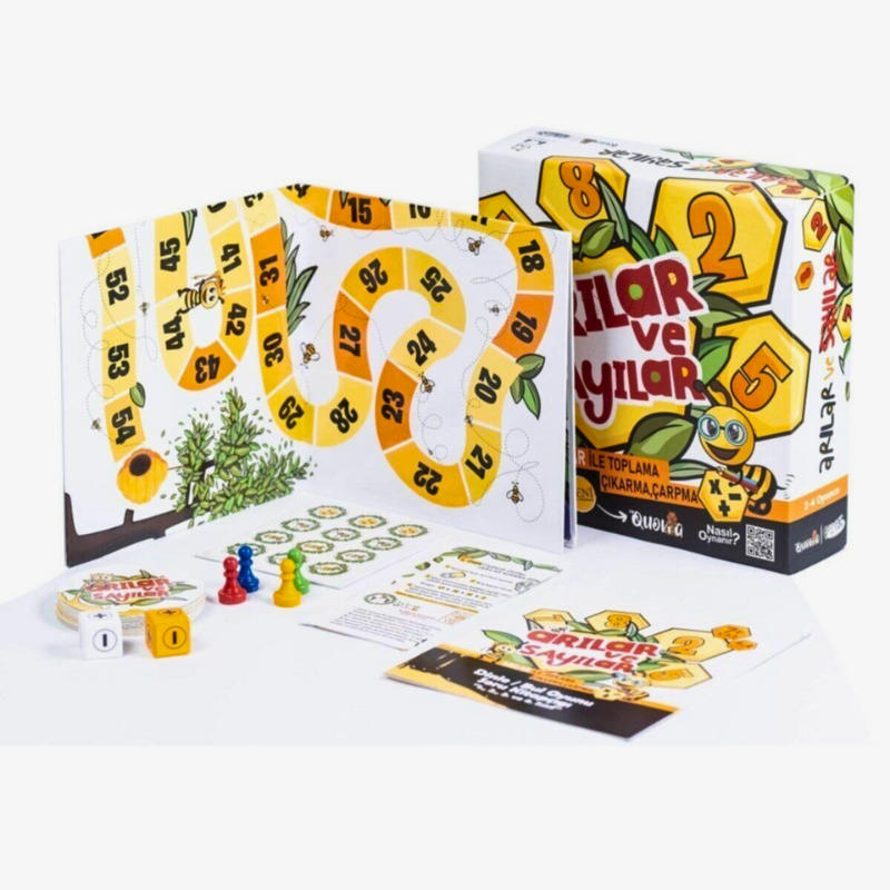 Quokka Arılar ve Sayılar Kutu Oyunu