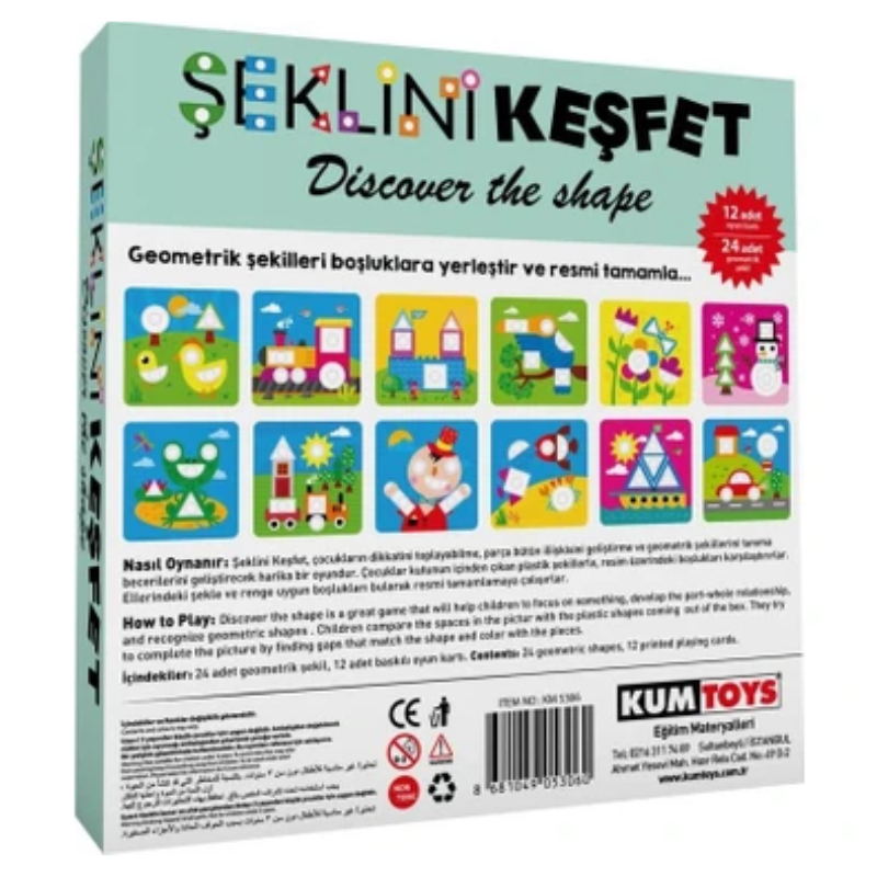 Redka Şeklini Keşfet Kutu Oyunu