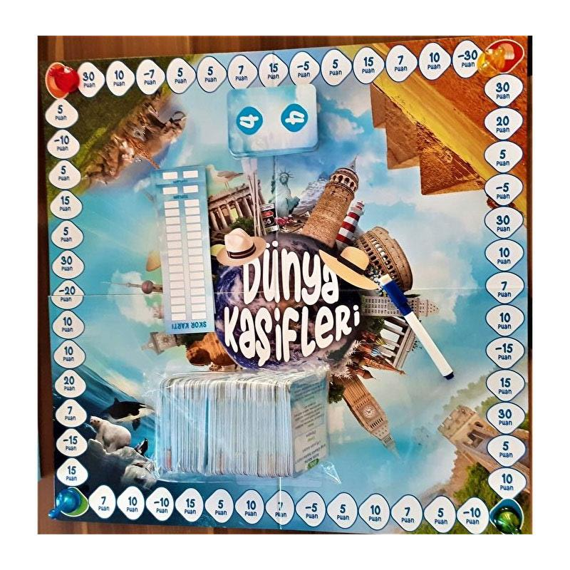 CA Games Dünya Kaşifleri Eğlenceli Macera Kutu Oyunu