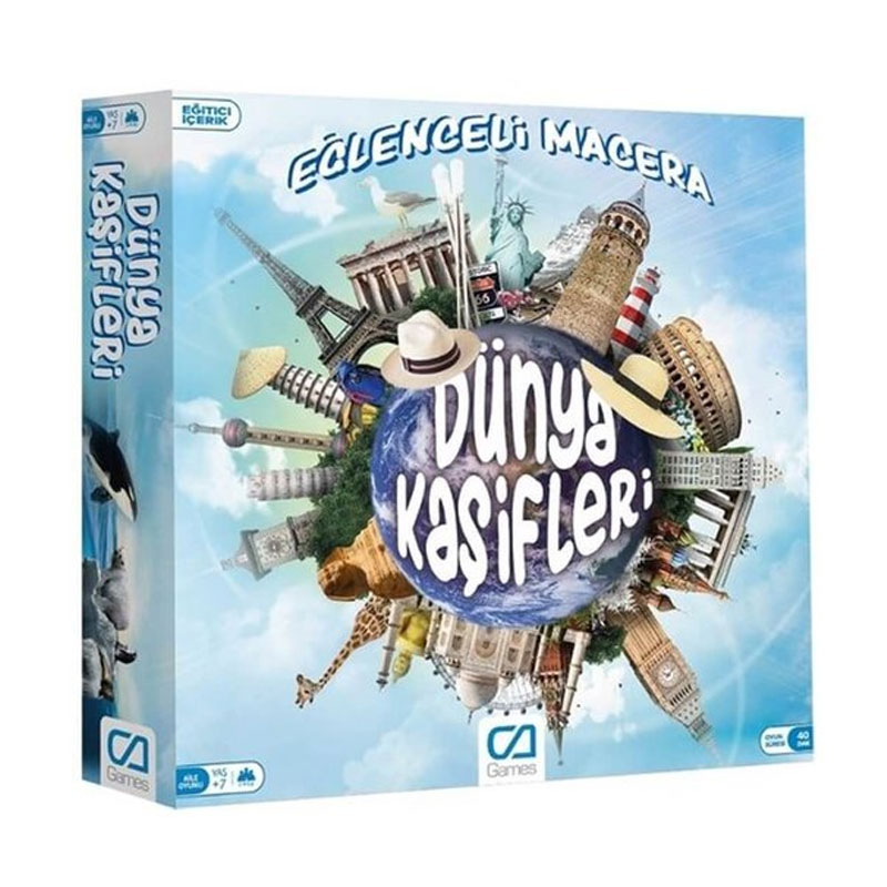 CA Games Dünya Kaşifleri Eğlenceli Macera Kutu Oyunu