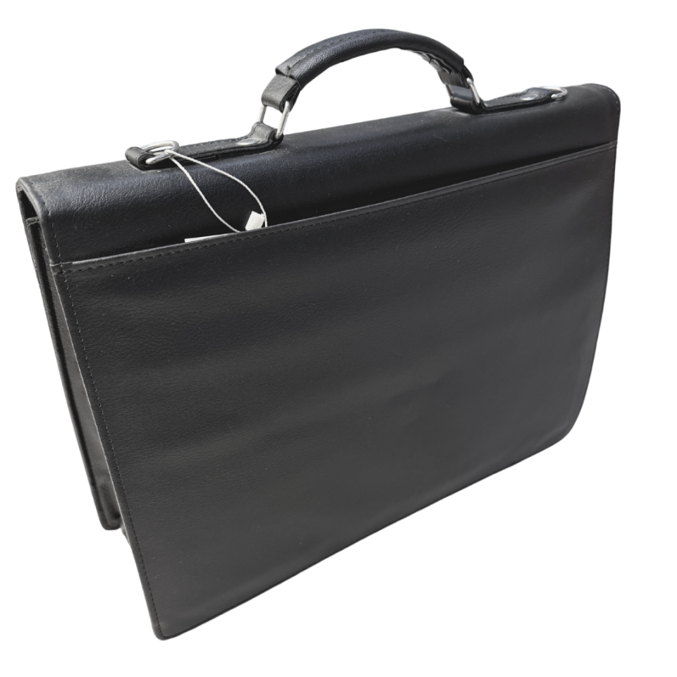 Suni Deri Evrak Çantası Nostaljik