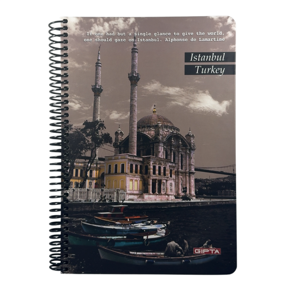 Gıpta The Capital City 17x24 100 Yaprak Kareli Defter