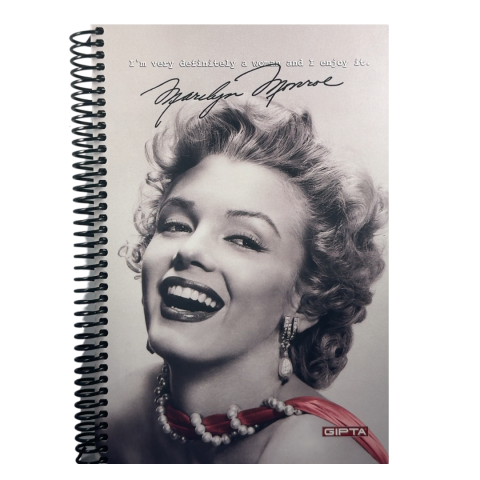 Gıpta The Famous People 17x24 100 Yaprak Kareli Defter