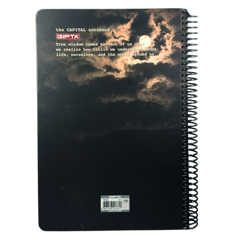 Gıpta The Capital Animals 17x24 100 Yaprak Kareli Defter