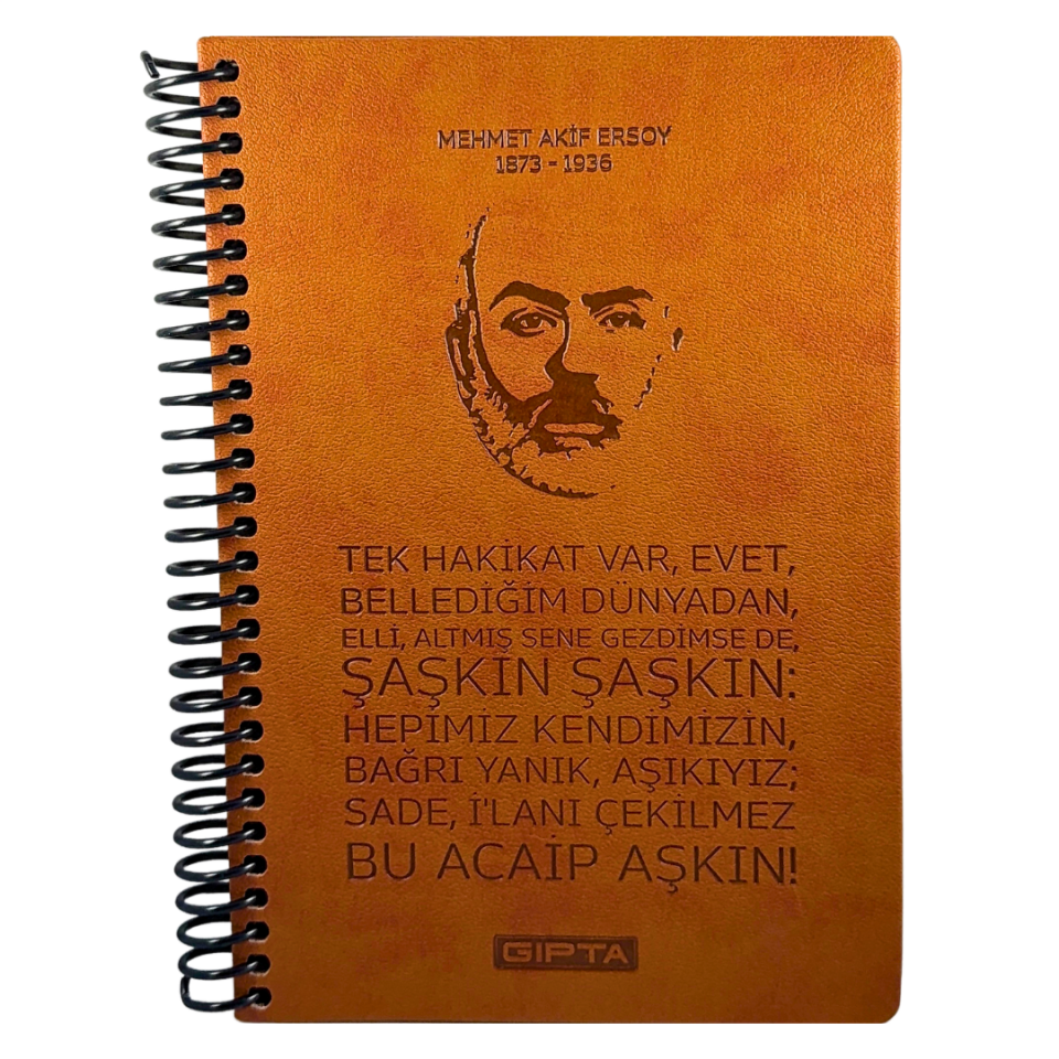 Gıpta Epik 17x24 120 Yaprak Spiralli Sert Kapak Kareli Defter