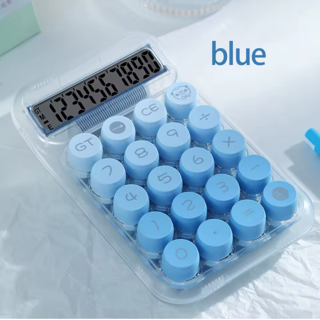 Vukito Şeffaf Renkli Hesap Makinesi