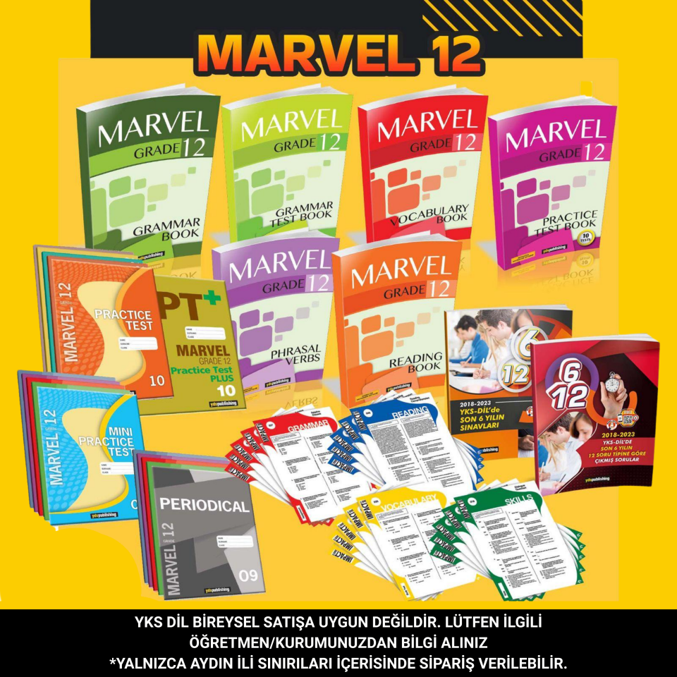 Yds Publishing Marvel Grade 12 - YDT Hazırlık Seti