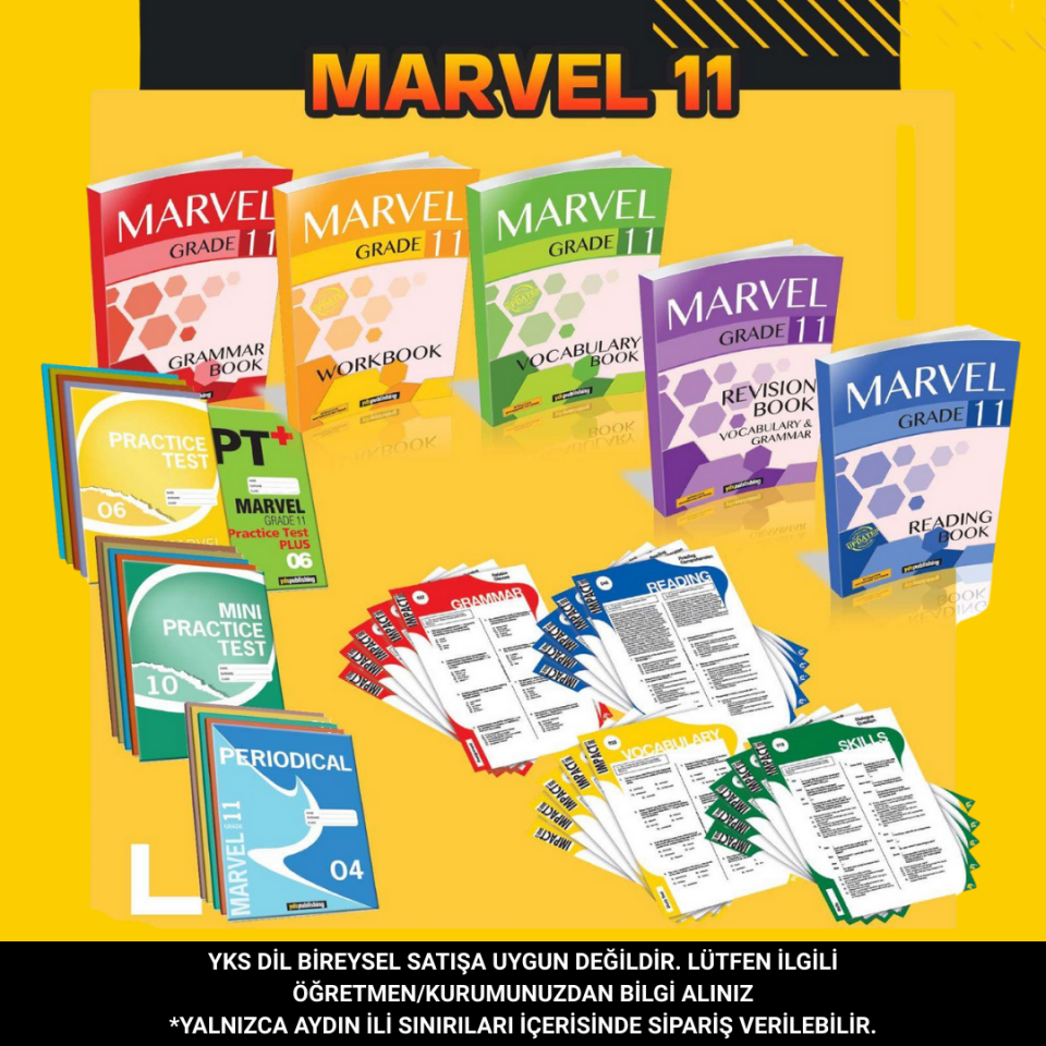 Yds Publishing Marvel Grade 11 - YDT Hazırlık Seti