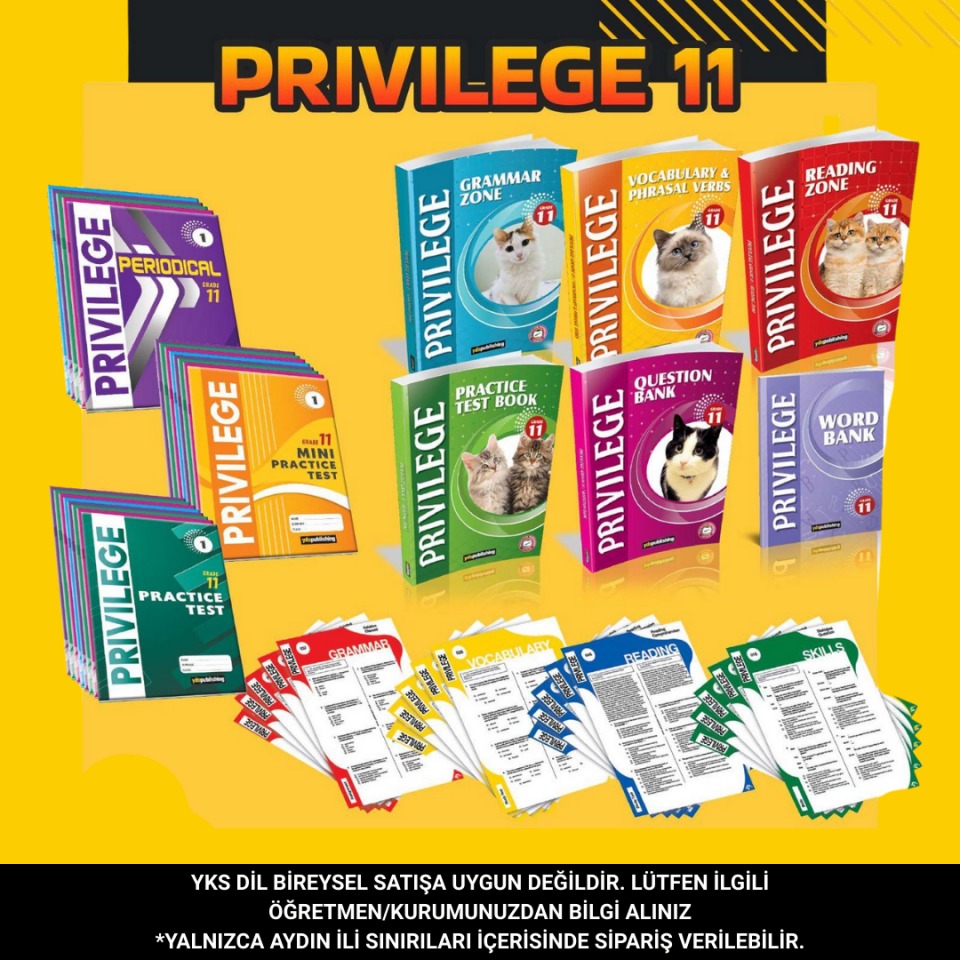 Yds Publishing Privilege Grade 11 - YDT Hazırlık Seti