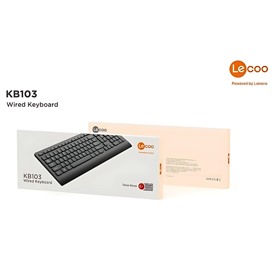 Lecoo KB103 Usb Kablolu Siyah Q Klavye