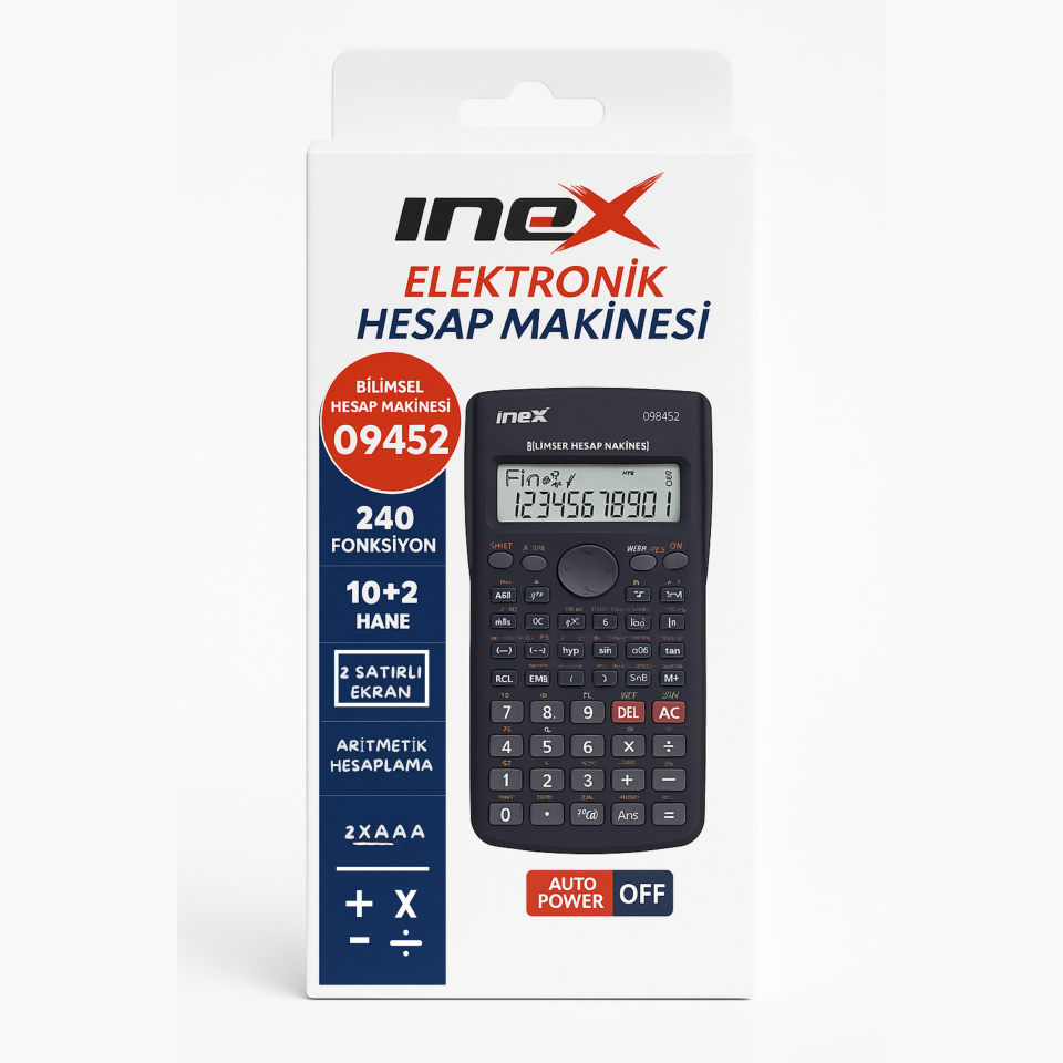 Inox 09452 Bilimsel Hesap Makinesi (FX-82MS)