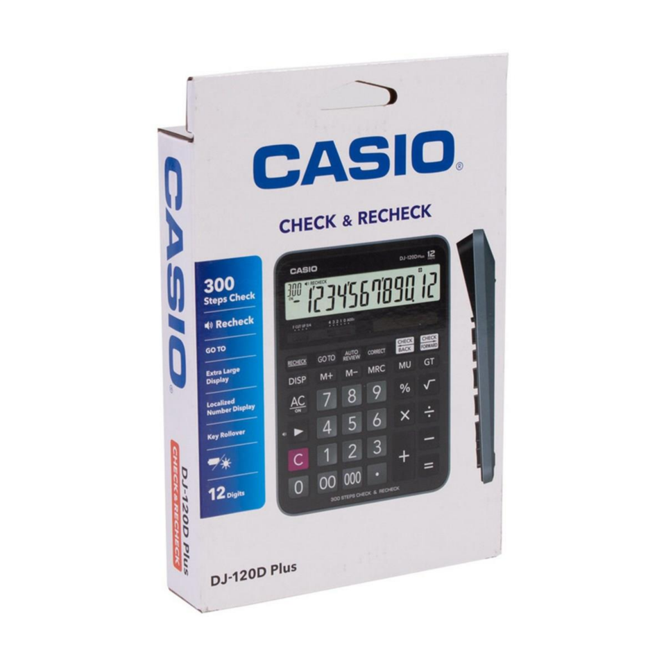 Casio DJ-120D Plus Masaüstü Hesap Makinesi