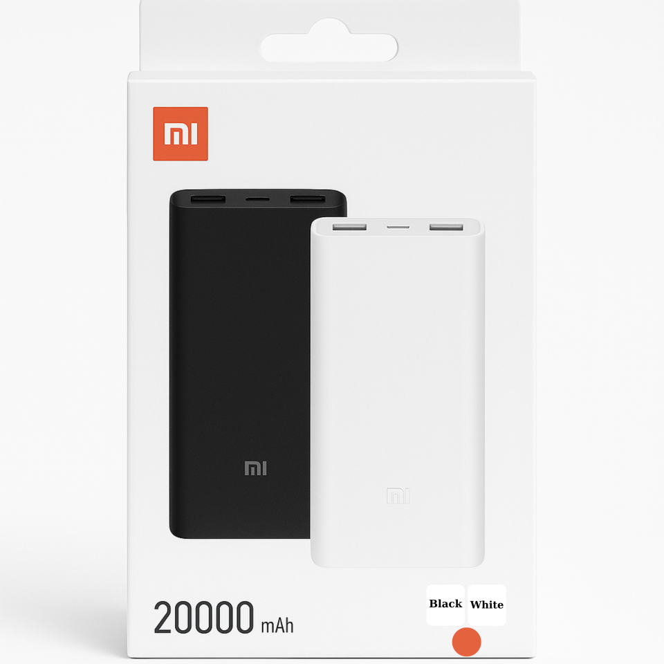 Mi Mi 20000 mAH Powerbank Beyaz (Muadil Ürün)