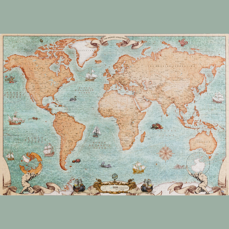 Gürbüz Antik Dünya Puzzle 1000 Parça