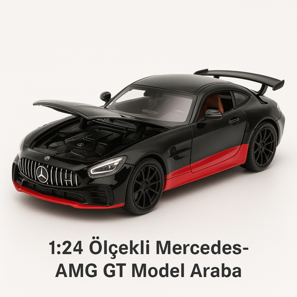 1:24 Ölçekli Mercedes-Benz AMG GT Model Araba