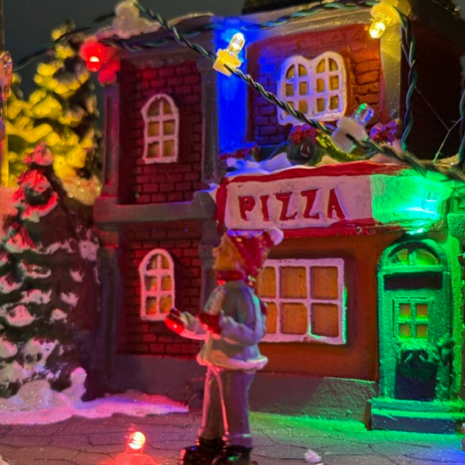 Christmas Village Noel Parkı Işıklı Müzikli Hareketli