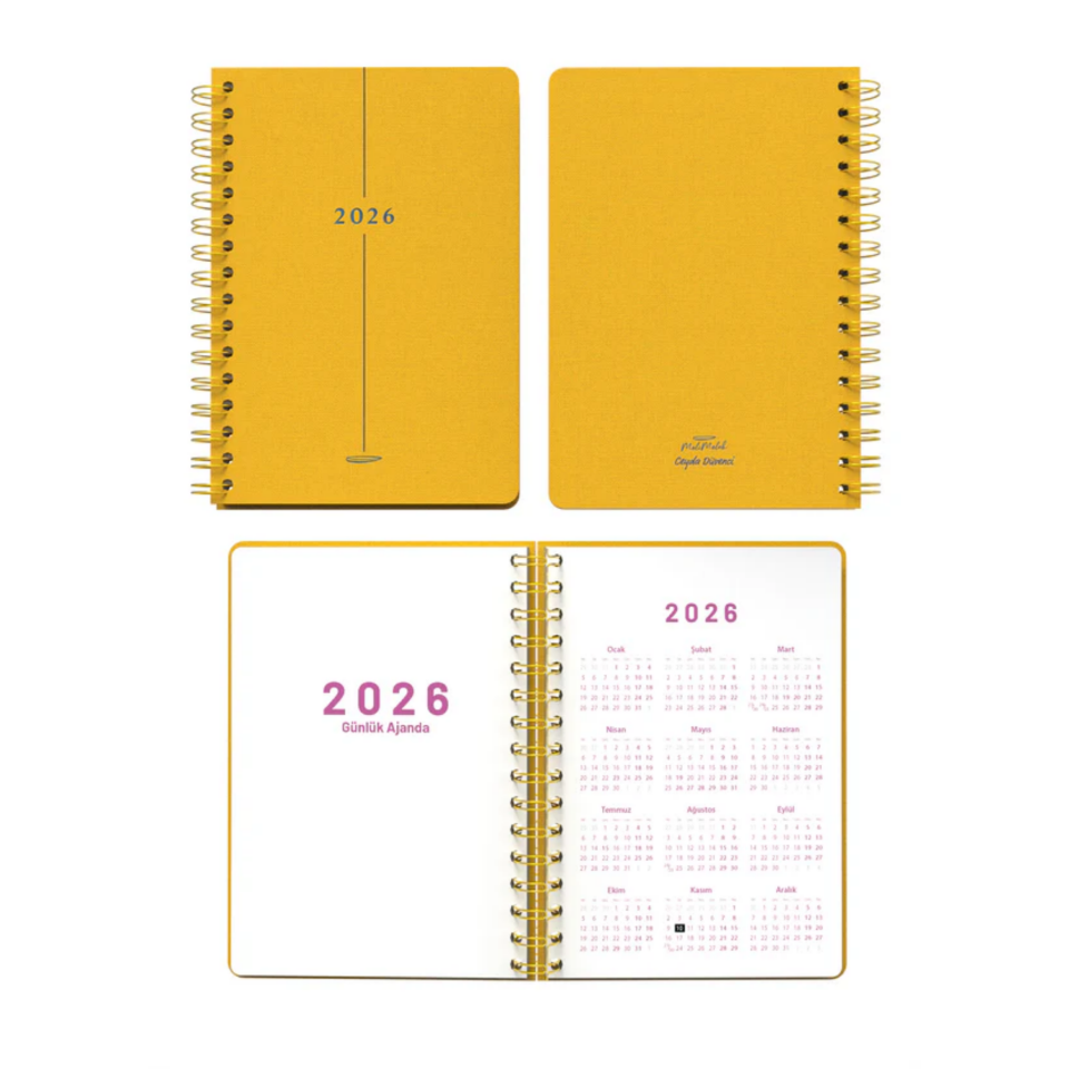 Melimelek 2026 Günlük Ajanda (Bez Ciltli) - Ceyda Düvenci