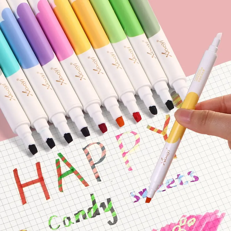 Vukito Renk Değiştiren Sihirli Silinebilir Fosforlu Kalem Seti 10'lu