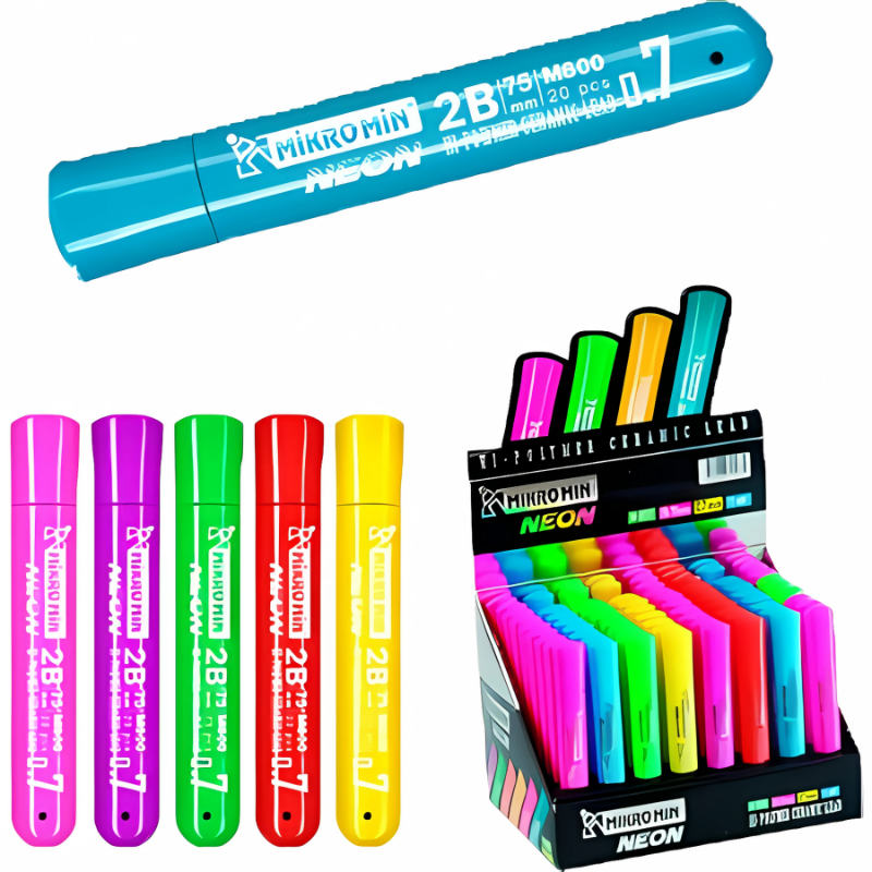 Mikro Neon Kalem Ucu 0.7 mm 20'li