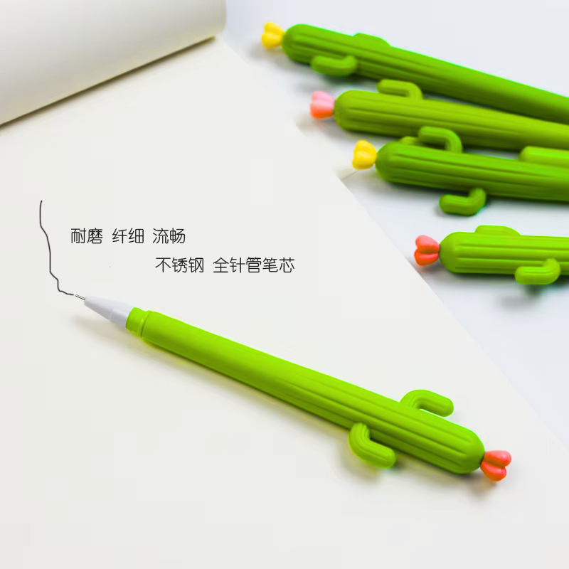 Vukito Kaktüs Jel Kalem Mavi