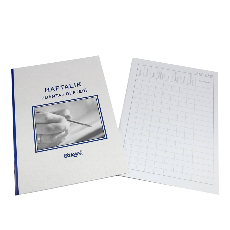 Özkan Puantaj Defteri   Haftalık