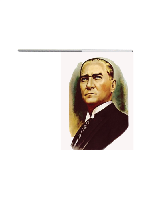 Sopalı Ata'lı Raşel Bayrak 20x30 cm