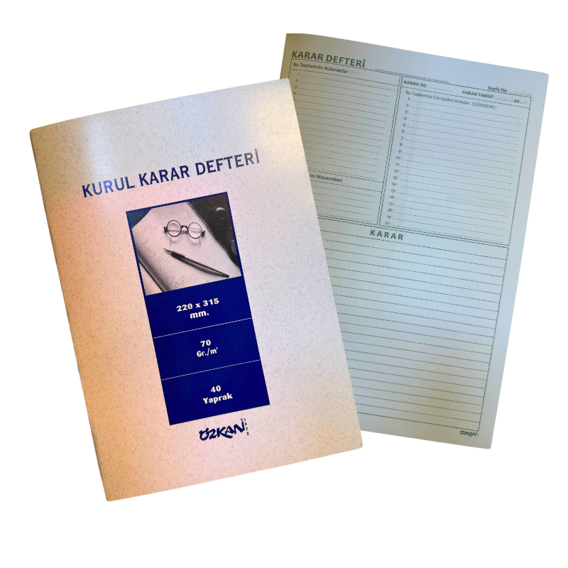 Özkan Kurul Karar Defteri 40 Yp