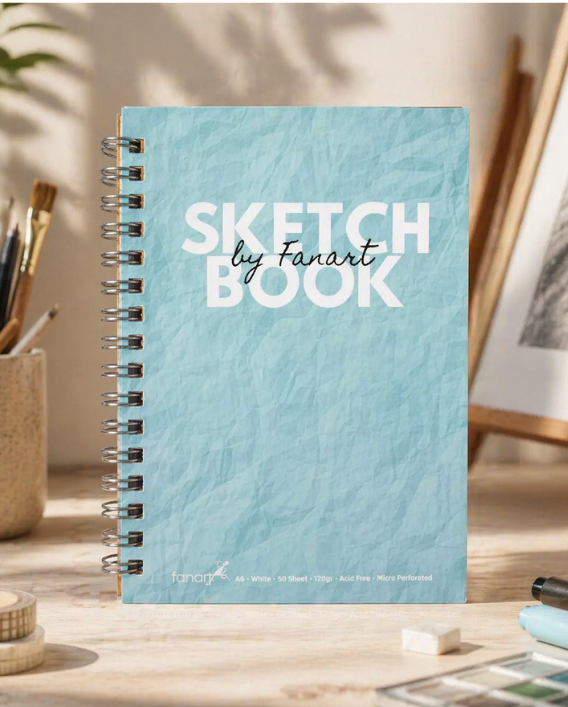 Sketchbook Eskiz Defteri A5 Spiralli 120gr 50 Yaprak