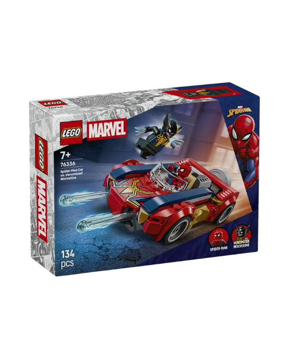 76336 LEGO® | Marvel Örümcek Adam Arabası, Venomlaşmış Wolverine’e Karşı